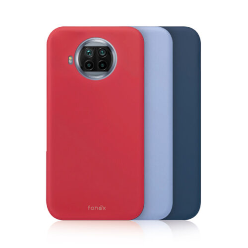 FONEX RAINBOW 3 PACK TPU CASE 0.6mm XIAOMI Mi 10T LITE Light blue, Red, Blue backcover