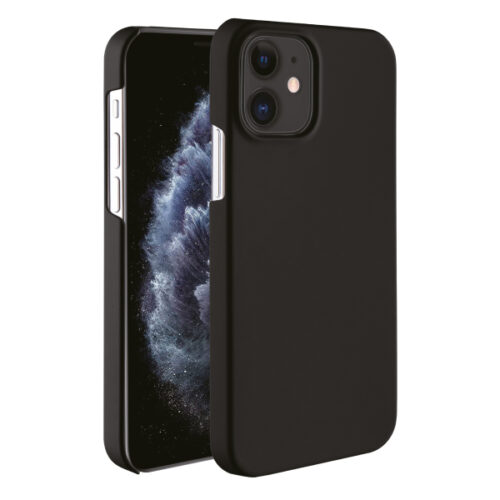 VIVANCO GENTLE COVER IPHONE 12 / 12 PRO black backcover