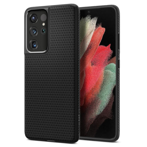 SPIGEN LIQUID AIR SAMSUNG S21 ULTRA black backcover