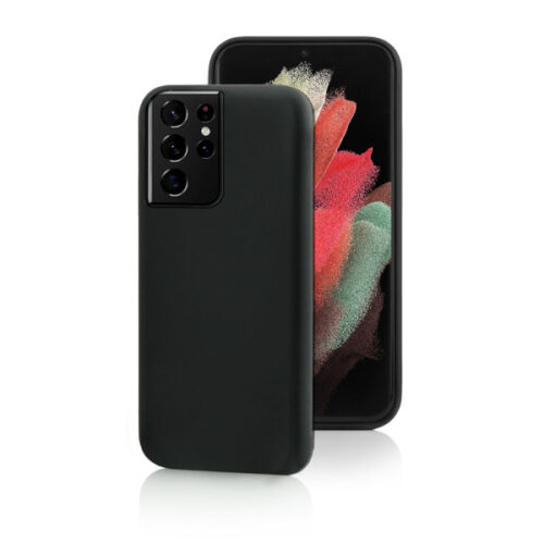 FONEX TPU CASE 0.6mm SAMSUNG S21 ULTRA black backcover