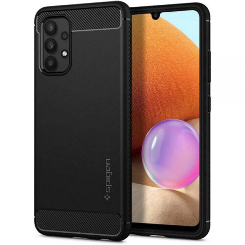 SPIGEN RUGGED ARMOR SAMSUNG A32 LTE 4G black backcover