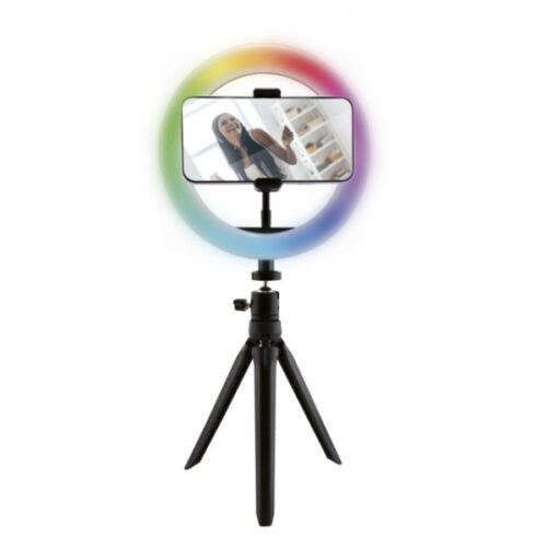 Ksix STUDIO LIVE COLORS RING LED WITH TRIPOD KIT FOR SMARTPHONE