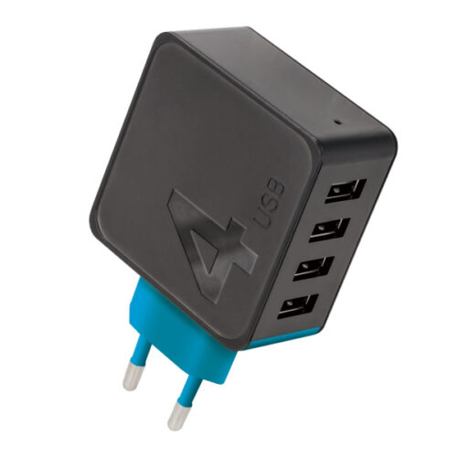 FOREVER TRAVEL CHARGER 4 PORTS 4.8A TC-04