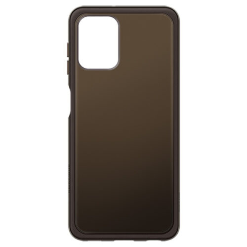 ORIGINAL SAMSUNG SOFT CLEAR COVER A22 LTE 4G black backcover