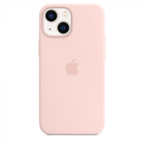 ORIGINAL APPLE SILICONE CASE MAGSAFE IPHONE 13 MINI chalk pink backcover