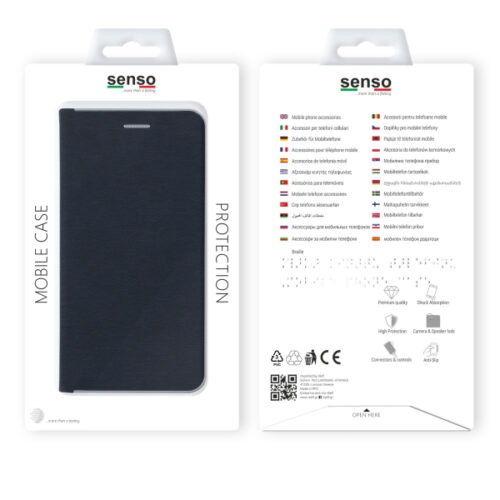 SENSO FEEL STAND BOOK XIAOMI REDMI NOTE 9T 5G black