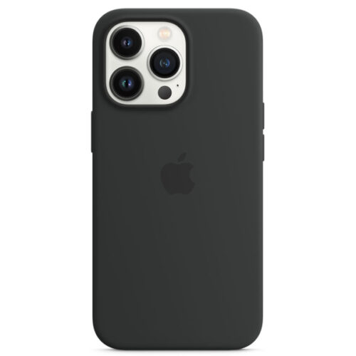 ORIGINAL APPLE SILICONE CASE MAGSAFE IPHONE 13 PRO midnight black backcover