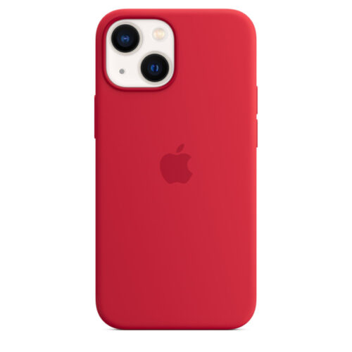 ORIGINAL APPLE SILICONE CASE MAGSAFE IPHONE 13 red backcover