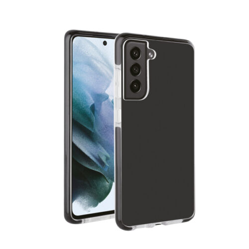 VIVANCO ROCK SOLID COVER CASE SAMSUNG S21 FE transparent black backcover