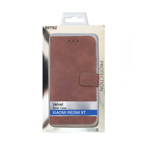 SENSO VELVET BOOK XIAOMI REDMI 9C brown