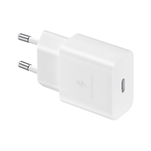ORIGINAL SAMSUNG FAST TRAVEL CHARGER 15W + TYPE C DATA CABLE white