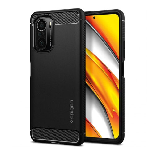 SPIGEN RUGGED ARMOR XIAOMI MI 11i / POCO F3 / POCO F3 PRO / REDMI K40 / REDMI K40 PRO black backcove