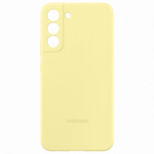 ORIGINAL SAMSUNG SILICONE COVER SAMSUNG S22 PLUS yellow backcover
