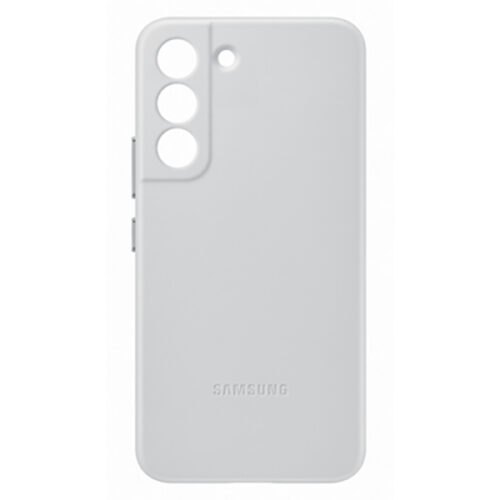 ORIGINAL SAMSUNG LEATHER COVER SAMSUNG S22 PLUS light gray backcover