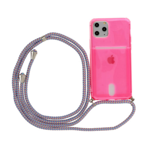 SPD TPU STRAP CORD IPHONE 11 PRO pink backcover