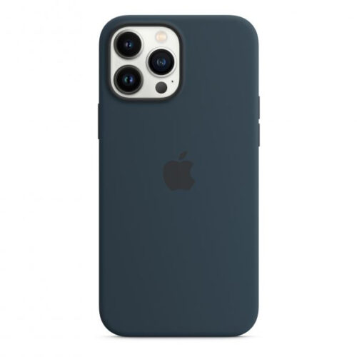 ORIGINAL APPLE SILICONE CASE MAGSAFE IPHONE 13 PRO abyss blue backcover