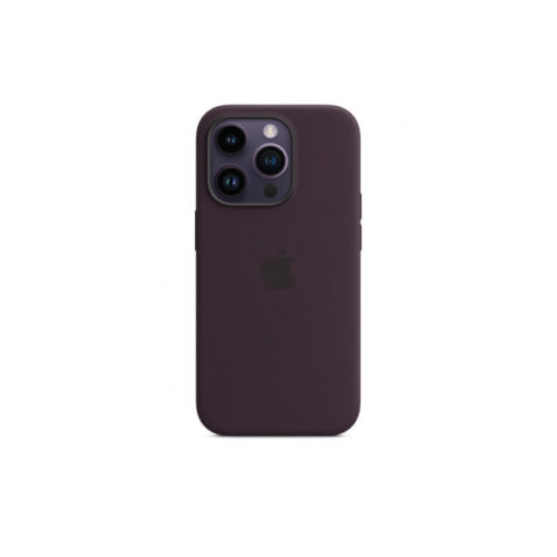 ORIGINAL APPLE SILICONE CASE MAGSAFE IPHONE 14 PRO elderberry backcover