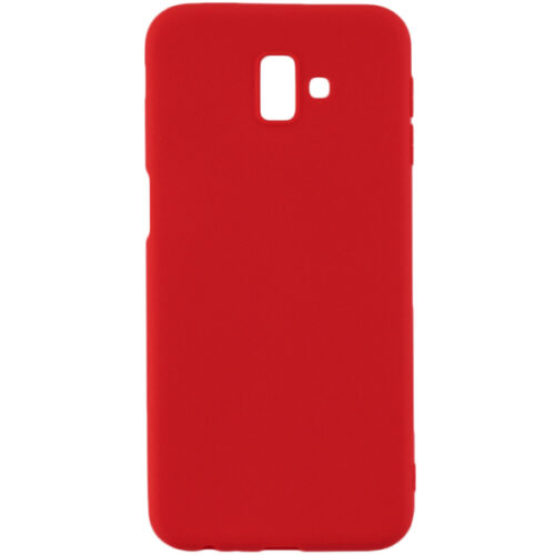 SENSO SOFT TOUCH SAMSUNG J6 PLUS 2018 red backcover