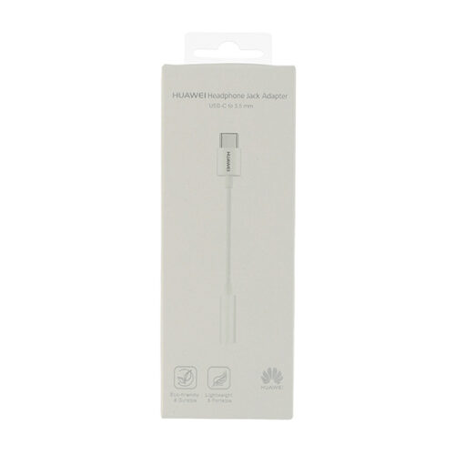 ORIGINAL HUAWEI CM20 ADAPTER CABLE TYPE C TO 3.5mm JACK white
