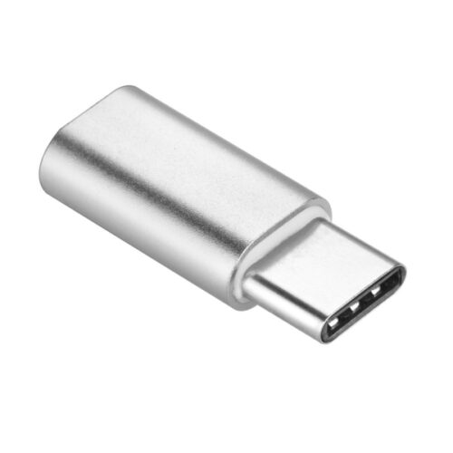 ADAPTER MICRO USB TO TYPE C silver