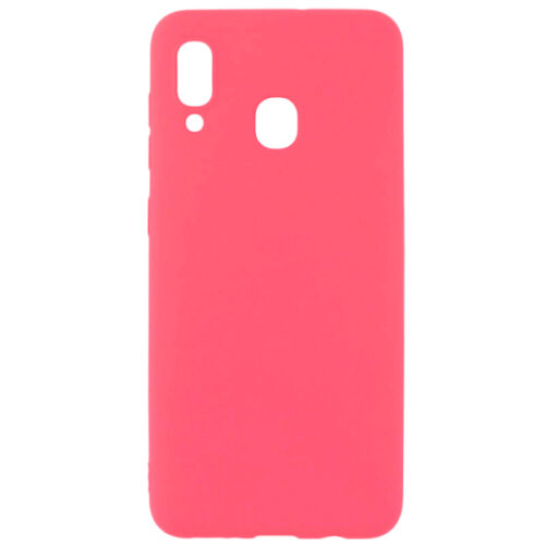 SENSO SOFT TOUCH SAMSUNG A20e pink backcover