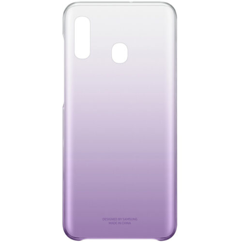 ORIGINAL SAMSUNG GRADATION COVER A20e violet backcover