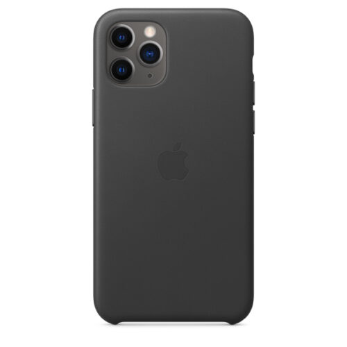 ORIGINAL APPLE LEATHER CASE IPHONE 11 PRO MAX black backcover