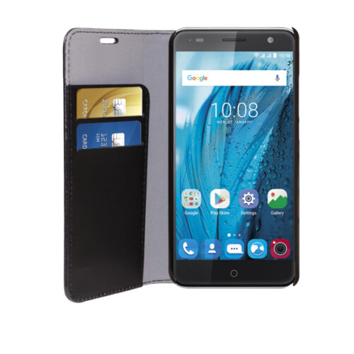 PHONIX ECO LEATHER BOOK ZTE BLADE V7 black outlet