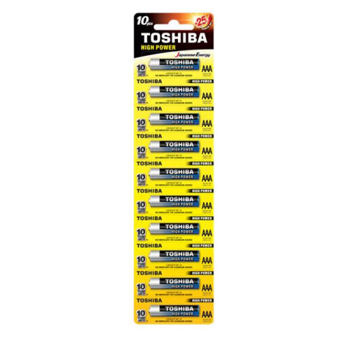 ΑΛΚΑΛΙΚΕΣ ΜΠΑΤΑΡΙΕΣ AAA TOSHIBA LR03GCP BP-1X10 1.5V 10τεμ.