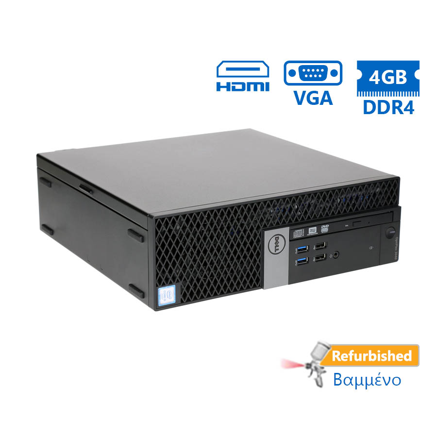 Dell 7040 SFF i3-6100/4GB DDR4/500GB/No ODD Grade A+ Refurbished PC