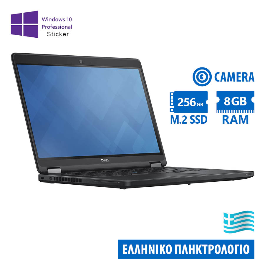 Dell Latitude E5450 i5-5300U/14"/8GB DDR3/256GB SSD/No ODD/Camera/10P Grade A Refurbished Laptop