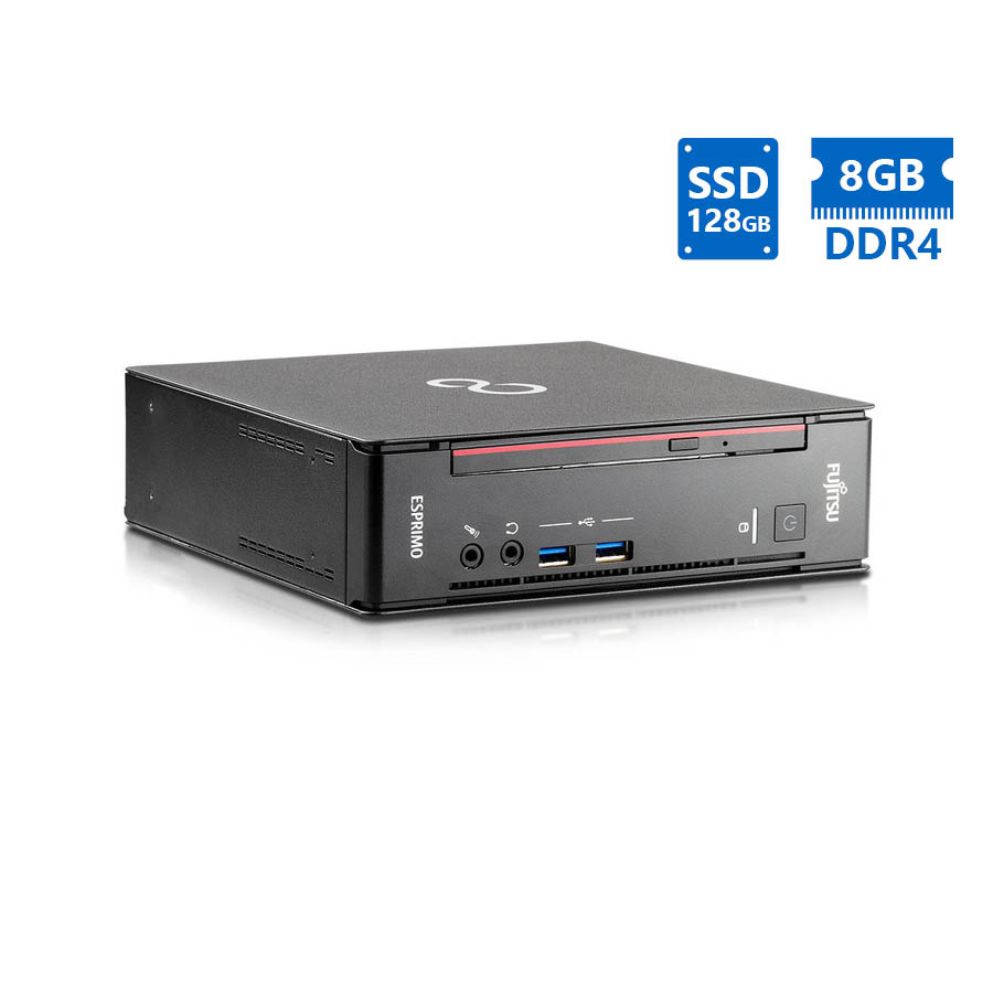 Fujitsu Esprimo Q556 USFF i5-6400T/8GB DDR4/128GB SSD/No ODD/Grade A Refurbished PC