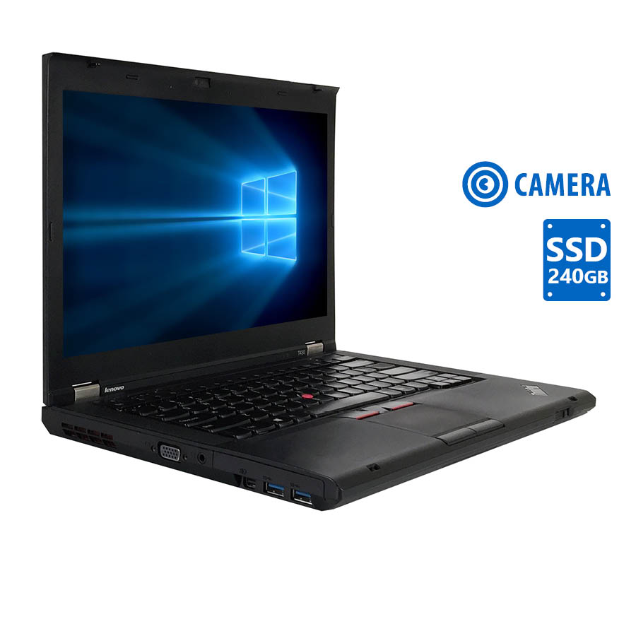 Lenovo ThinkPad T430 i5-3320M/14”/4GB DDR3/240GB SSD/DVD/Camera/7P Grade A Refurbished Laptop
