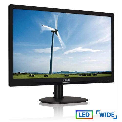 Used (A-) Monitor 241S4LSB LED/Philips/24"/1920x1080/Wide/Black/Grade A-/D-SUB & DVI-D