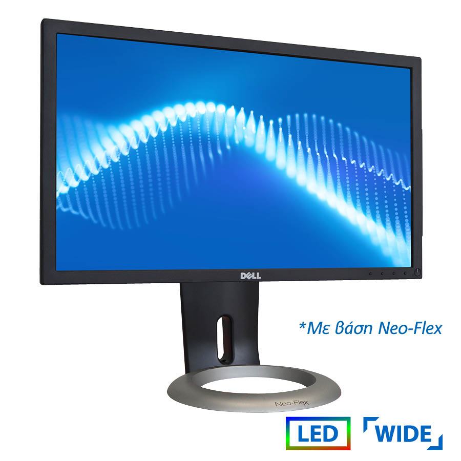 Used (A-) Monitor E2216H LED/Dell/22”/1920x1080/Black/w/Neo-Flex Stand/Grade A-/D-SUB & DP