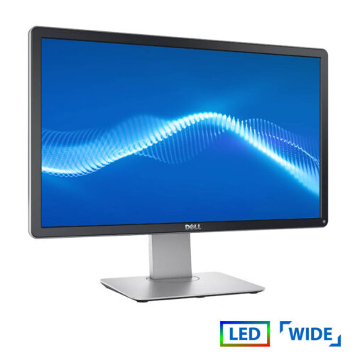 Used (A-) Monitor P2214Hx LED/Dell/22"/1920x1080/Wide/Silver/Black/Grade A-/D-SUB & DVI-D & DP & USB