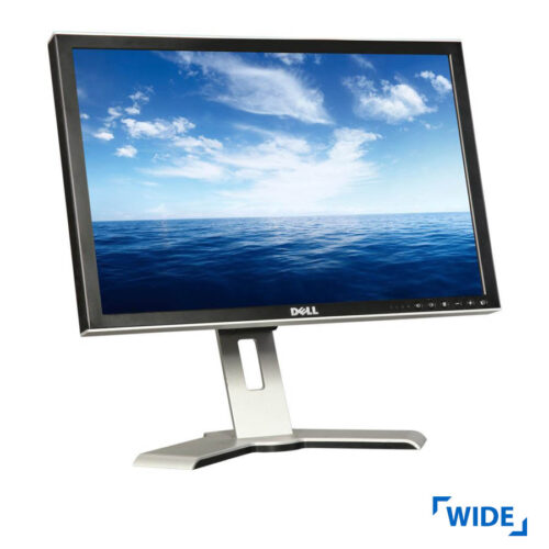 Used Monitor 2007w TFT/Dell/20"/1680x1050/Wide/Silver/Black/D-SUB & DVI-D & USB HUB