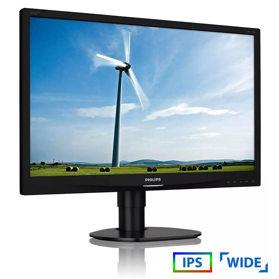 Used Monitor 231S4Q IPS LED/Philips/23"/1920x1080/Black/D-SUB & DVI-D