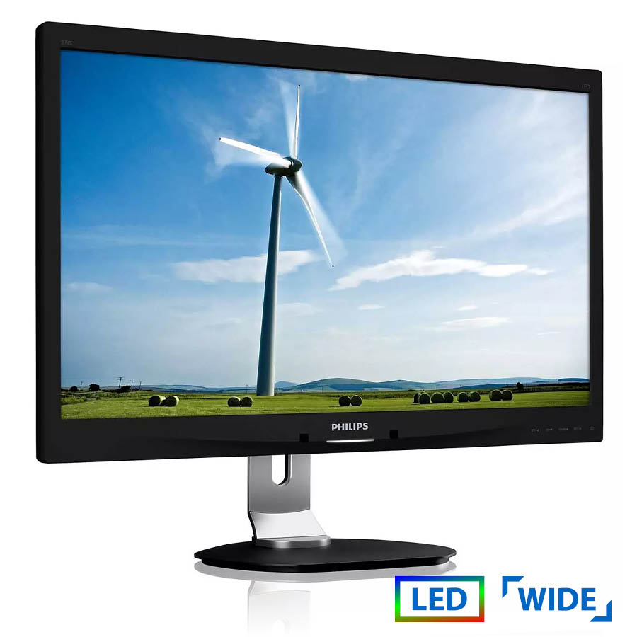 Used Monitor 271S4LPYEB/00 LED/Philips/27"/1920x1080/Wide/Silver/Black/D-SUB & DVI-D & DP