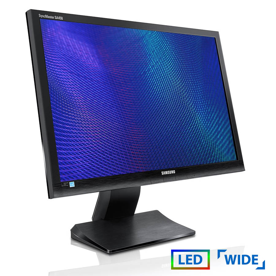 Used Monitor LS24A450BWT/EN LED/Samsung/24"/1920x1080/Wide/Black/D-SUB & DVI-D