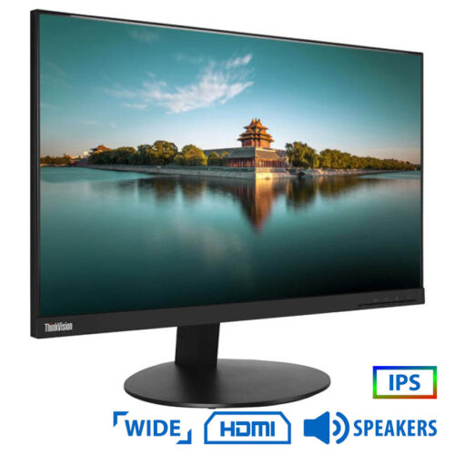 Used Monitor T24i-10 IPS LED/Lenovo /24"/1920x1080 FHD/Wide/Black/w/Speakers/D-SUB & DP & HDMI & USB