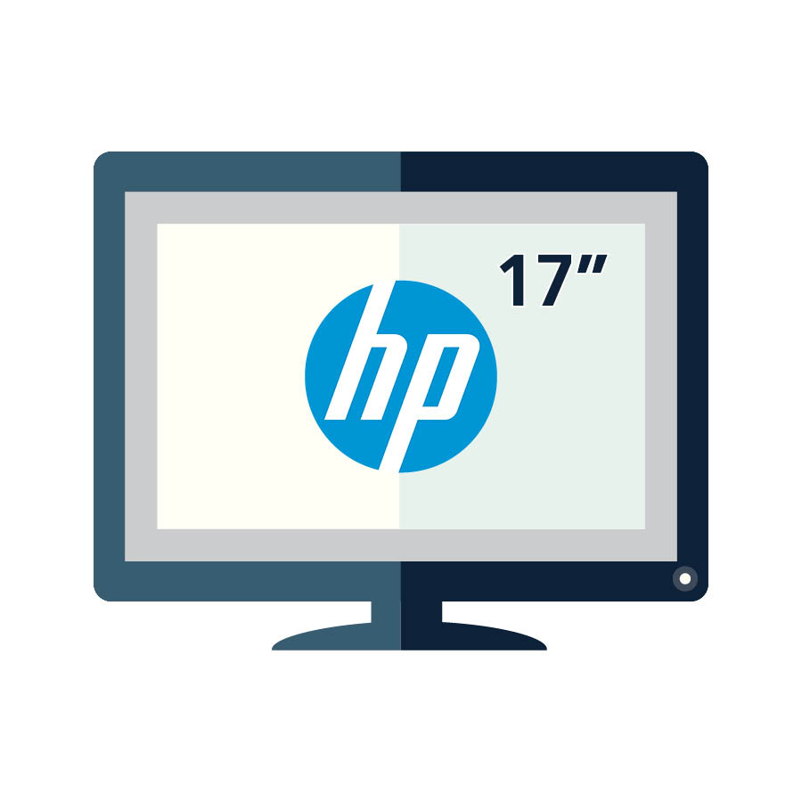 Used Monitor TFT/HP/17``/Black or Silver/D-SUB