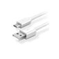 Καλώδιο USB 2.0 σε Micro USB Φόρτισης - Data 1m 2.0A Λευκό Well CABLE-USB/UUSB-1WE05-WL