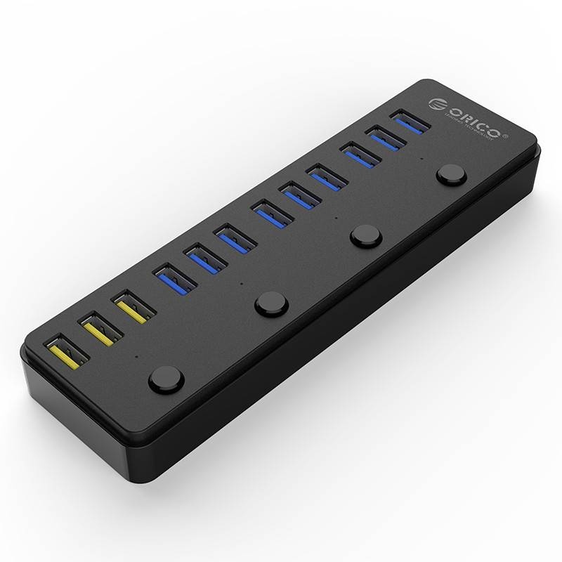 12 port multi functional USB 3.0 hub BC1.2