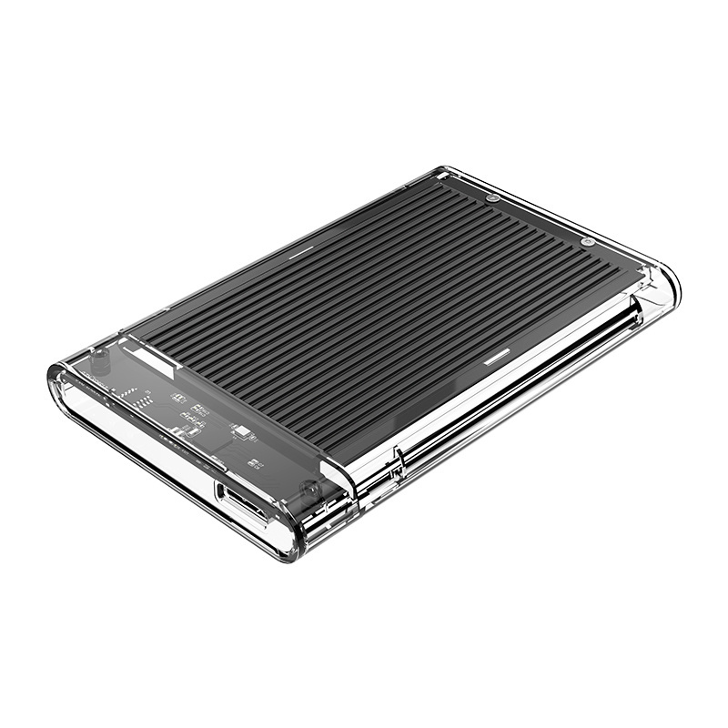 2.5 inch hard disk enclosure - transparent