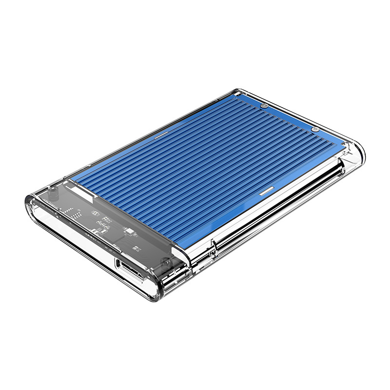 2.5 inch hard disk enclosure - transparent