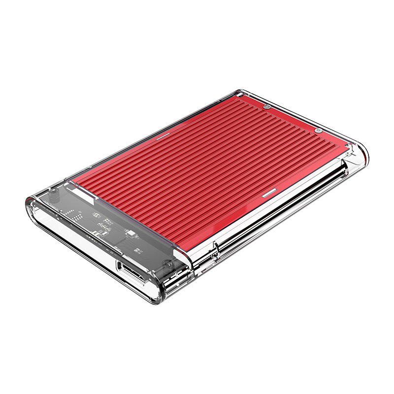 2.5 inch hard disk enclosure - transparent
