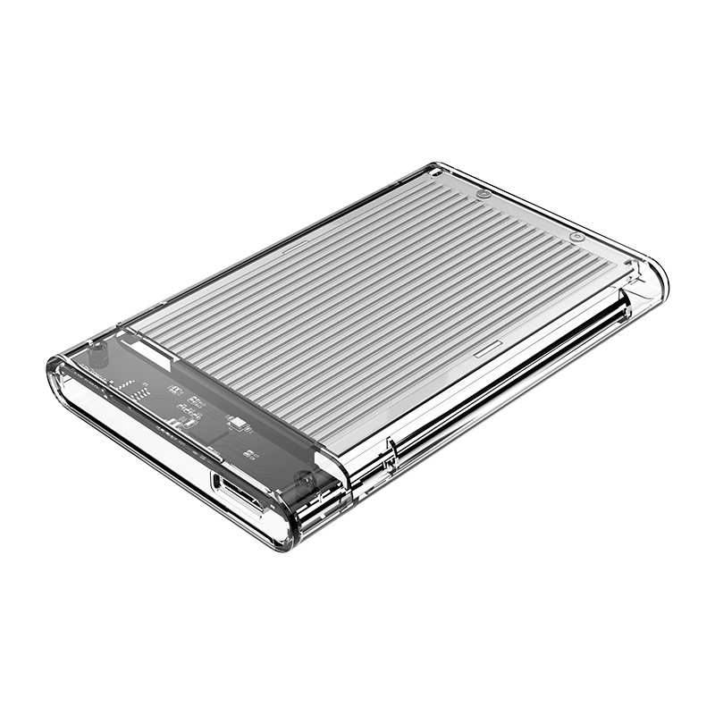 2.5 inch hard disk enclosure - transparent