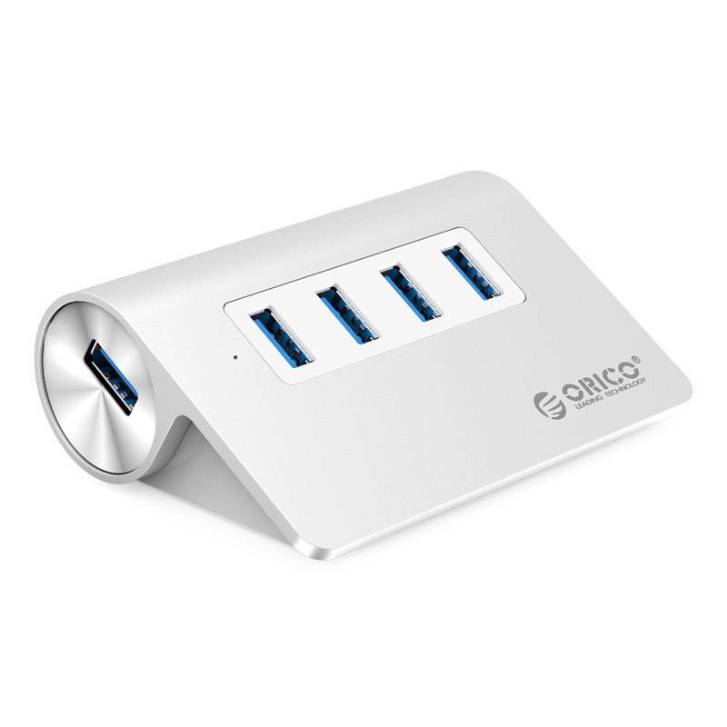 4 Port USB 3.0 Hub Aluminum 5Gbps