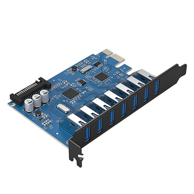7 Port USB 3.0 PCI Express Card (5Gbps)